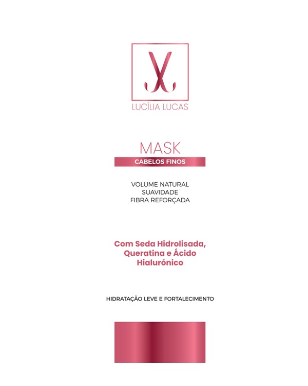 Máscara cabelos finos